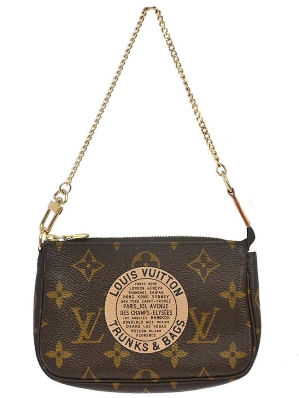 Louis Vuitton Monogram Mini Pochette Accessoires Handbag M60153